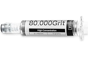 Finisolva Diamond Polishing Compound Polishing Lapping Paste 80,000 Grit 0.1 Microns for Glass Marble Metal Resin Rock Jewelry Silver Chrome Gemstone Etc. with High Concentration of Diamond Powder