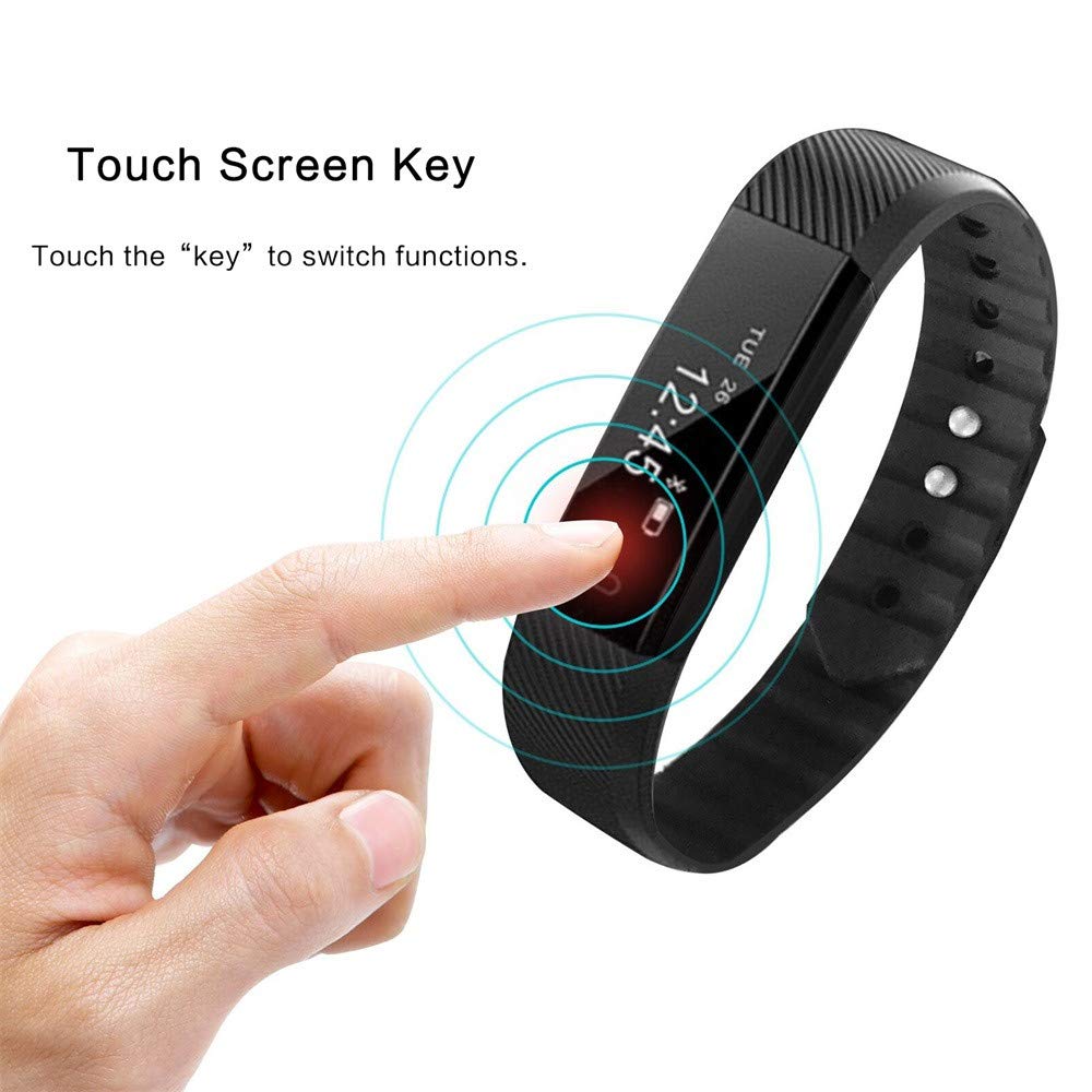 Amazon.com: Bluetooth Smart Watch Bracelet - Star_wuvi 0.87 ...