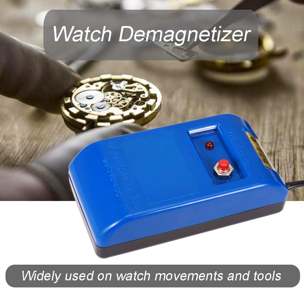 Professional Watch Demagnetizer US Plug 110V, Watch Repair Degaussing Tool Mechanical for Mechanical/Quartz Watch，Ideal Gift for Father's Day XCQ01: Home Improvement