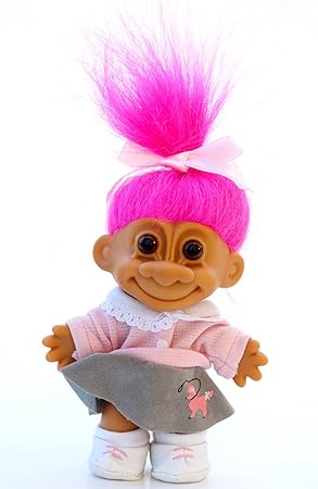 pink hair troll