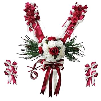 Amazoncom Loviver Luxury Wedding Car Decorations Kit Diy