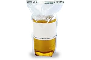 Nasco Whirl-Pak B01365WA Stand-Up Bag, 23cm L x 11.5cm W, 532 ml Capacity (Box of 500)