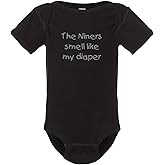 Raiders Funny Baby The Niners Smell Like My Diaper Bodysuit