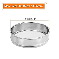 PATIKIL 65 Mesh Lab Sieve, 8" Diameter Test Sieve