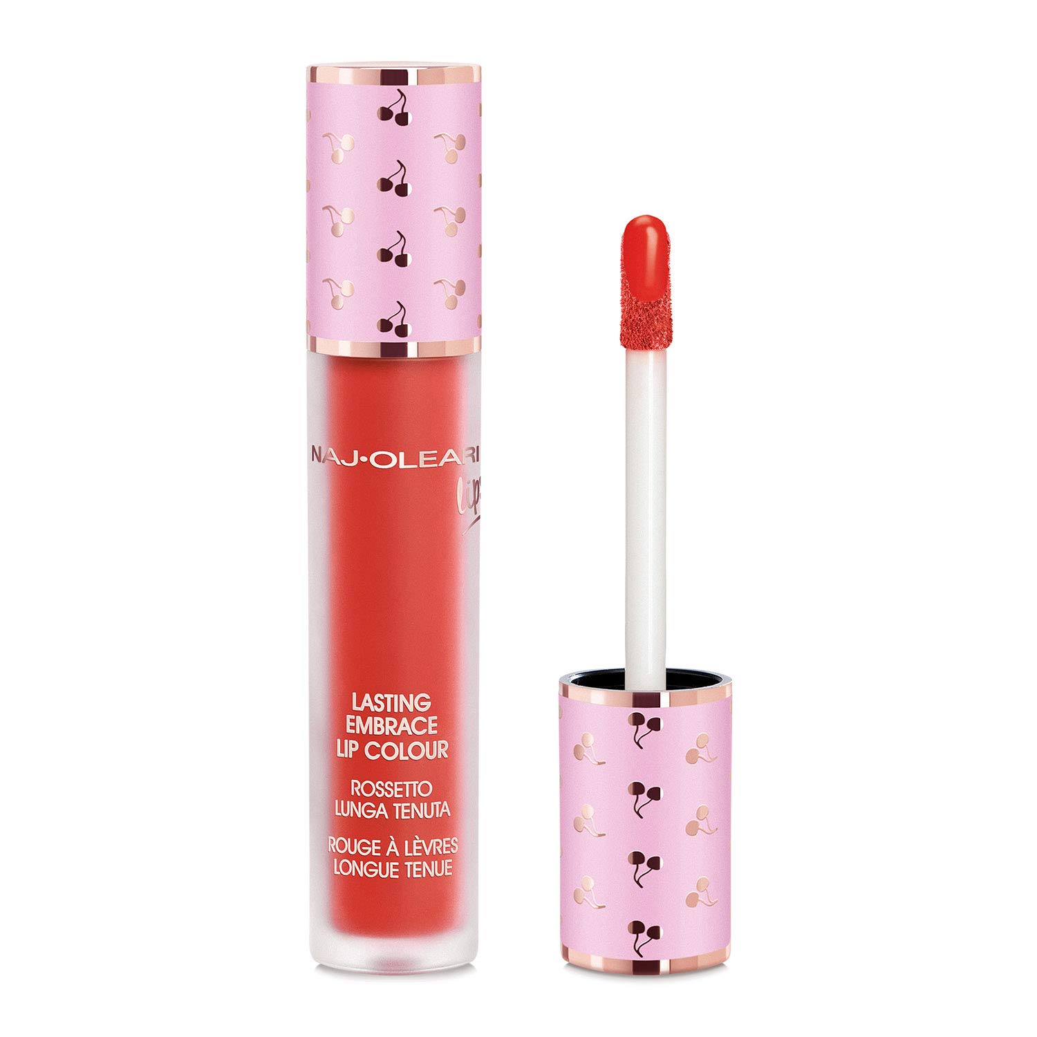 NAJ-OLEARI Lasting Embrace Lip Color Lipstick Make-up Face 07 Red Poppy