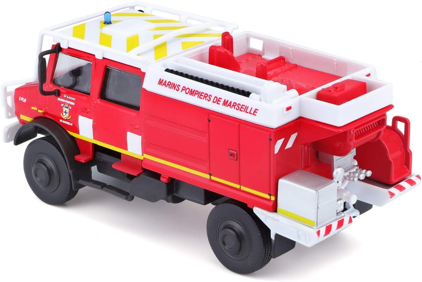 Bburago May Cheong 32017 1/55 Mercedes Benz unimog-Marseille-Display Box of 18 Pieces, RED, 22.5 centimètres - Image 4