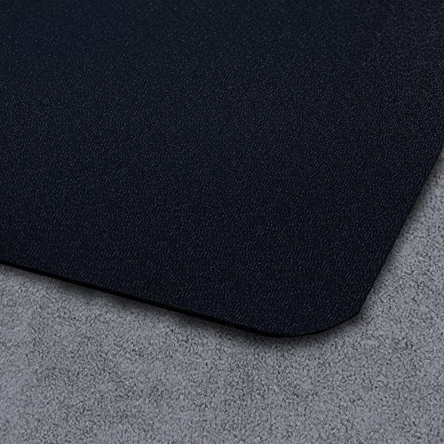 Office Marshal Black Office Chair Mat 36" x 48" Carpet Floor