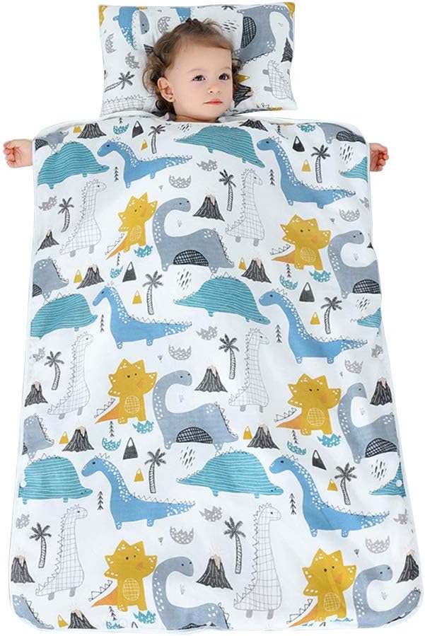 Marooma Kids Nap Mat for Ages 2-6Years - All-in-One Soft Lightweight Blanket Pillow Toddler Nap Pad for Preschool Kindergarten Daycare