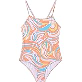 Ewbob One Piece Swimsuit Quick Dry Bathing Suits Kids Cross Shoulder Strap Beach Swimwear for 5-16 Years