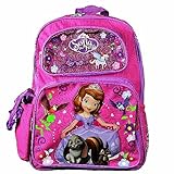 Disney Sofia The First Girl's Pink 16in Backpack School Bag BP-5226