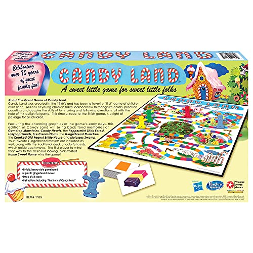 Winning Moves Games Candy Land 65th Anniversary Game, Multicolor (1189