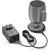 Docking Coaster Compatible with Nextmug Self Heating Mug Charging Base | Heated Coffee Cup Charger,for Next Mug,Replacement with Metal Charging Pins Stable,Power Supply,No Mug