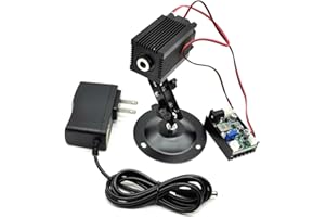 YILUBAO 532nm Green Laser Diode Module Dot/Line Driver TTL w Power w HOLDER (Line)