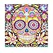 5D Flower Skull Diamond Painting Kit Rhinestone Embroidery Cross Stitch DIY Drill Art Craft Home Wall Decoration (H01)