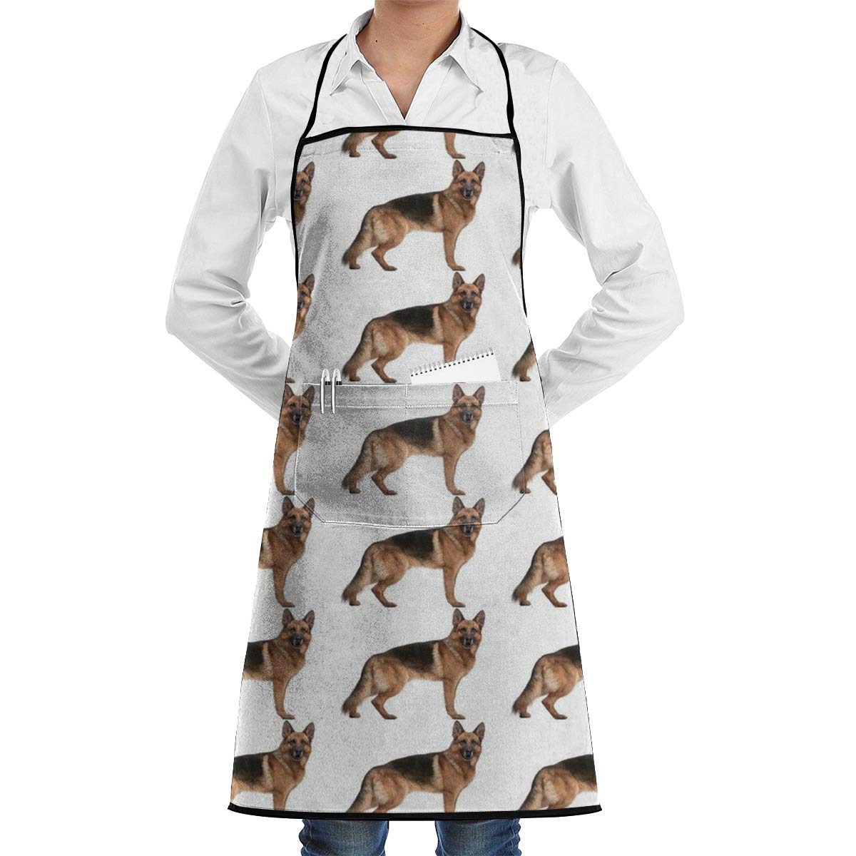 Amazon Com Hawxe German Shepherd Adjustable Bib Apron Pockets