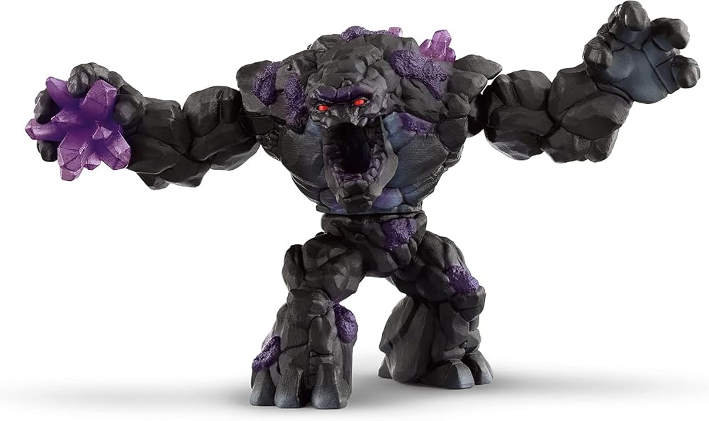 Schleich Eldrador Creatures Shadow World Stone Monster Toy 9" with Crystal