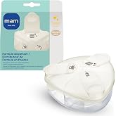 MAM Spill-Proof Baby Formula Dispenser with 3 Compartments 1.4oz / 40g Each | Travel Milk Formula Container, Also Fits Bottle Nipples, Snacks, Pacifiers, Dishwasher Safe, Made in Europe