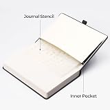 EMSHOI A5 Notebook Blank Journal 320 Pages 100gsm Leather Hardcover 14.5x21cm view 5
