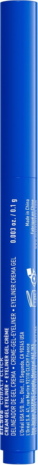 NYX Epic Inky Stix Eyeliner Cobalt Click Waterproof 24hr Long Lasting view 2