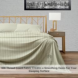 Full Size Bed Sheets - 600 Thread Count Egyptian