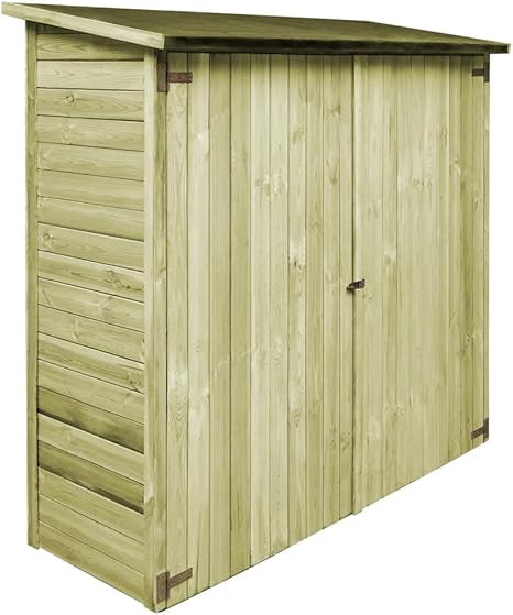 Capanno Da Giardino In Acciaio Tidyard - Verde, 161x89x161cm, Con Porta Bloccabile - Foto 2