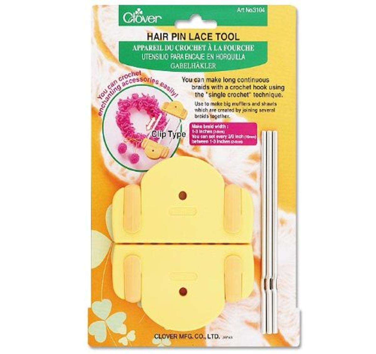 Clover Hair Pin Lace Tool
