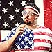 The Patriot - Terry Cloth Sweatband/Headband, True 'Merica (Red/White/Blue)