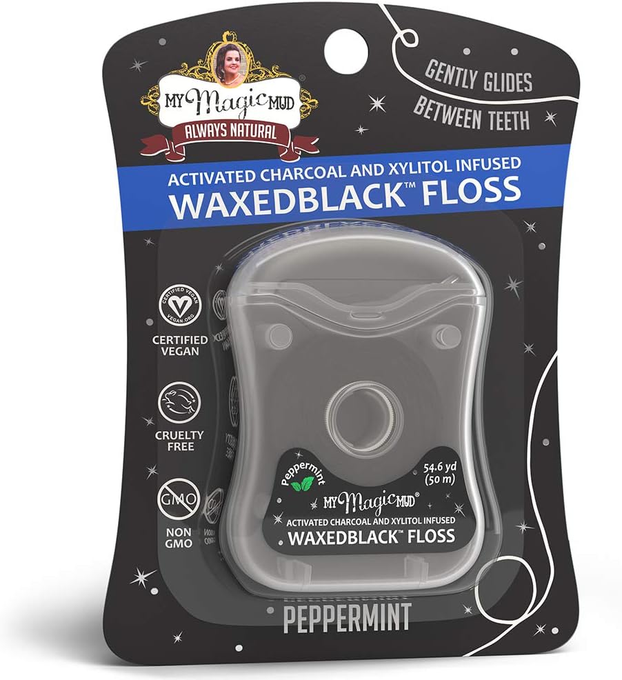 My Magic Mud Activated Charcoal Peppermint Dental Floss