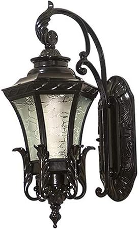 RUXMY Außenwandleuchte, IP65 wasserdichte Außenwandlaterne Vintage