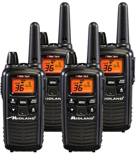 MIDLAND LXT500 トランシーバー 4台セット Amazon.com: Midland LXT500VP3 FRS Two Way Radios - 4 Pack Bundle w