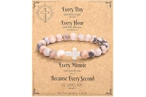 PADERAST Christian Christmas Gifts for Women, Religious Cross Bracelet Gifts for Women/Daughter/Friend/Sister/Grandma/Granddaughter/Godmother/Her, Inspirational Birthday Faith Based Jewelry Stocking Stuffers Gifts