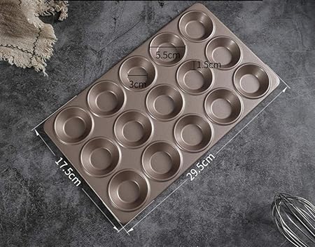 Pan Molde Bizcocho Redondo Bandeja Dorada Donut Molde Horno ...