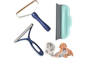GOODBONG Pet Hair Remover 3 Pack, Eradicate Cleaning Pro Pet Hair Remover, Portable Reusable Pet Cat Dog Hair Remover for Couch, Commercial Lint Removers Tool Protect Furniture Carpet Foot Mats
