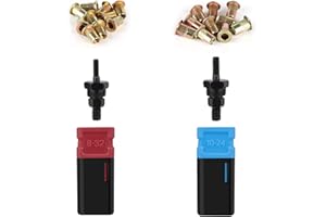 NEXTACK Rivet Nut Tool Mandrel Tip & Nosepiece Set 8-32, 10-24, & 20 Rivet Nut Kit NT600, NT700 & NT800, Rivnut Tool 607 & 1442 Swap Spare Parts, Nutsert Kit Accessories