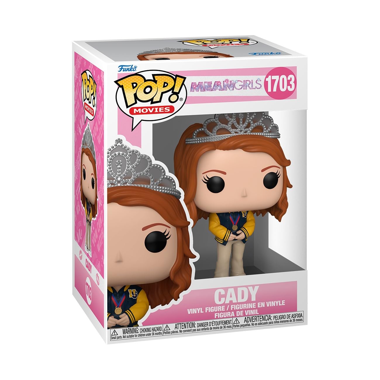 Funko Pop! Movies: Mean Girls – Cady Heron - Keychain Novelty Keyring - Collectable Mini Figure - Stocking Filler - Gift Idea - Official Merchandise - Movies Fans - Backpack Decor