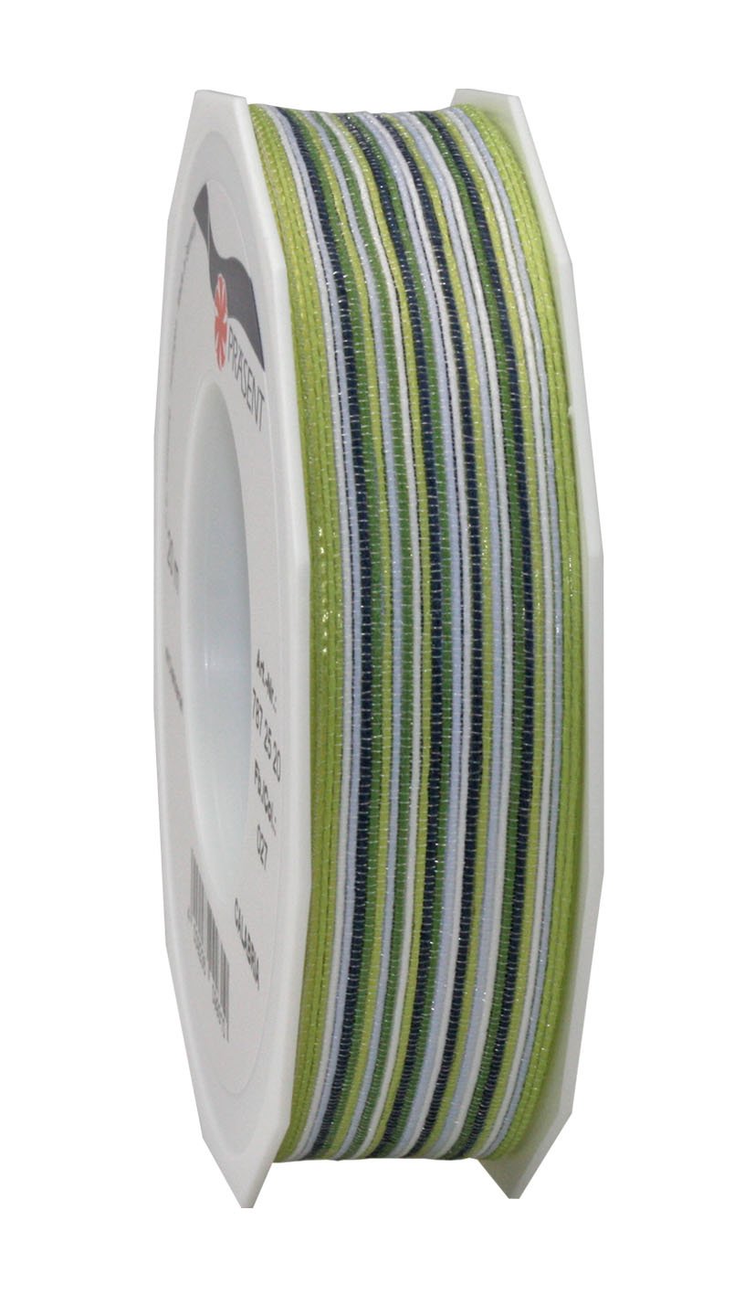 C.E. Pattberg Präsent - Calabria Wired Ribbon Lime Green 25 mm width, 20 m length — image 1