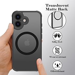 welangle Magnetic Case for iPhone 16 with 2 Screen
