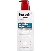Eucerin Intensive Repair Body Lotion with Urea, AHA and NMF, 16.9 FL OZ | Body Lotion for Dry, Flaky Skin, Enriched with Urea, AHA and NMF, Moisturizes, Gently Exfoliates and Smooths, Fragrance Free
