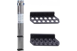 HRCHCG Archery Wall-Mounted Arrow Rack Black Arrow Display Holder Arrow Wall Hanger Storage Quiver Archery Hunting Shooting Accessories