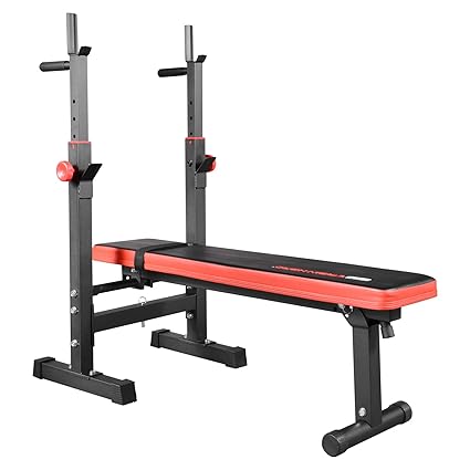 TrainHard Flachbank Hantelbank klappbar, multifunktional