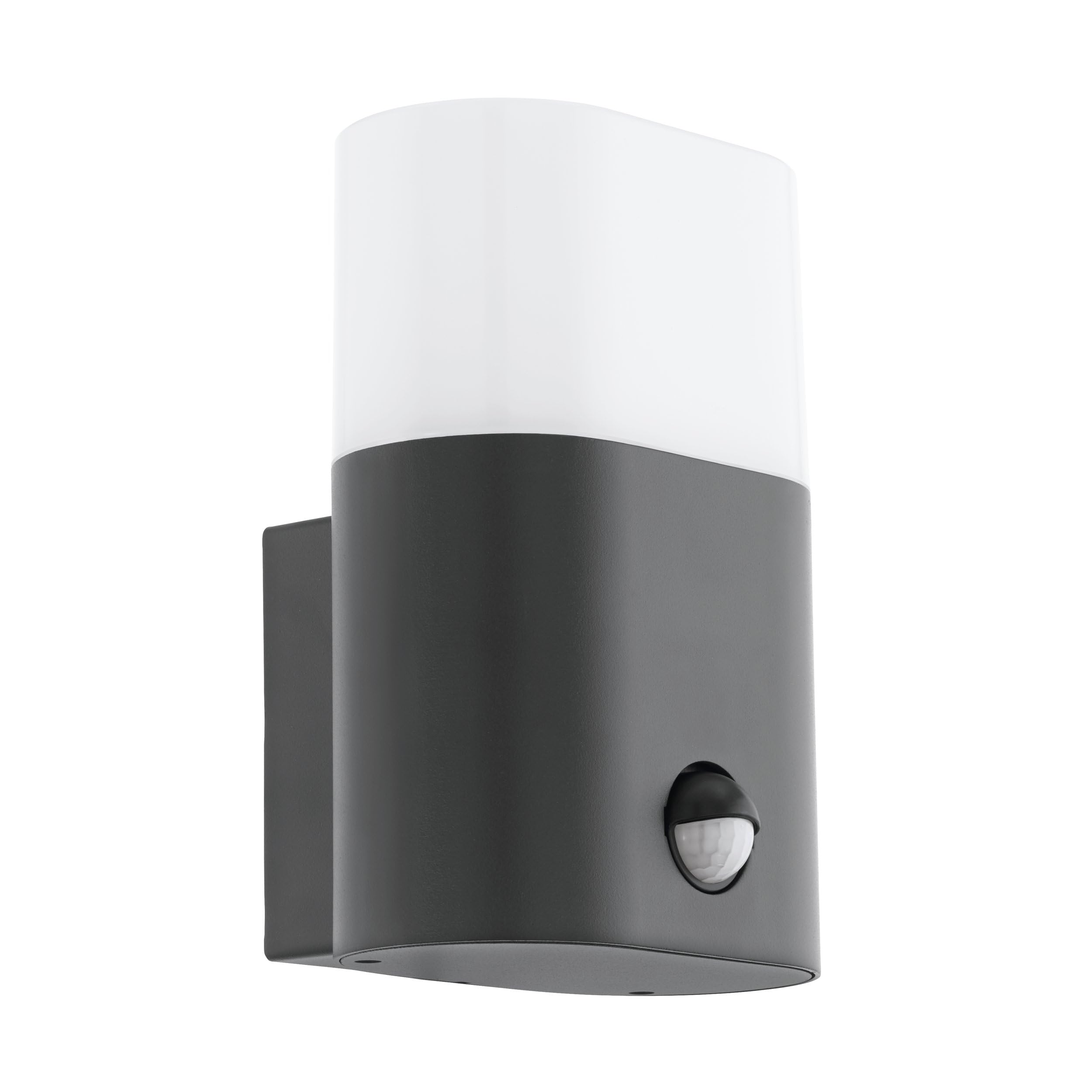 EGLO Favria LED Outdoor Wall Light 1-Bulb with Motion Sensor Aluminium and Plastic Colour: Anthracite, White, IP44