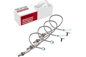 NECATUO 234-4668 Upstream 234-4256 Downstream O2 Oxygen Sensor (Set of 4) Compatible with Cadillac Escalade ESV EXT Avalanche Silverado Suburban Tahoe 4.8L 5.3L 6.0L 6.2L for 12584925 12587785