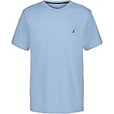 Nautica Boys Short Sleeve Solid V-Neck T-Shirt, Soft, Comfortable, Relaxed Fit