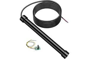 JUFZQO Vehicle Exit Sensor Kit Fit for Ghost Controls, Mighty Mule, Lift Master, Driveway Door Opening Systems, Driveway Gate Vehicle Exit Wand Sensor with 50 ft, 5 Wire Universally