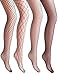 VERO MONTE 4 Pairs Women's Hollow Out Fishnet Pantyhose Tights