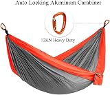 2 Pack Carabiner Clip 12KN Auto Locking Twist Lock D Shape view 4