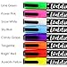 Loddie Doddie Fine Tip Liquid Chalk Markers - Pack of 8 1mm Neon Colors - Erasable Low-Odor Dry Erase Chalk Markers for Chalkboard, Blackboard & Glass