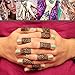 India Painting Tattoo Paste Cone,3 Tube Brown Paste Cone Temporary Tattoo Kit Indian Body Art Painting Drawing with free Stencil