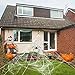 Unomor Halloween Decorations Outdoor 23×19 Feet Giant Spider Web Glow in The Dark for Halloween Garden, Yard - White