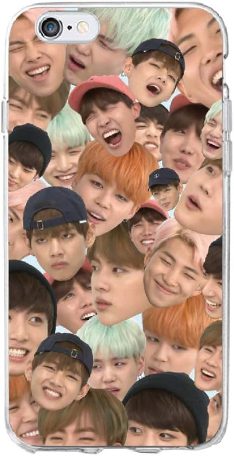 Unisex BTS Phone Case Bangton Boys Galaxy case for iPhone Case Protection Jimin Jin V J Hope Jung Kook Suga iphone8 JUNG KOOK iPhone 6,7 Plus/iPhone 8 Plus,Samsung Galaxy S6/S7/S8/S9